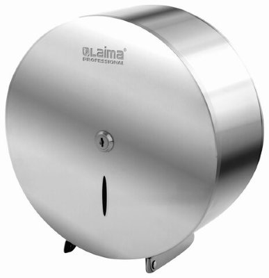 Диспенсер для туалетной бумаги LAIMA PROFESSIONAL INOX, (Система T2) малый, нержавеющая сталь, зеркальный, 605699