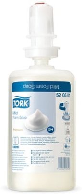 Картридж с жидким мылом-пеной одноразовый TORK (Система S4), мягкое, 1 л, 520501