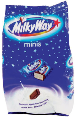 Шоколадные батончики MILKY WAY "Minis", 176 г, 2262