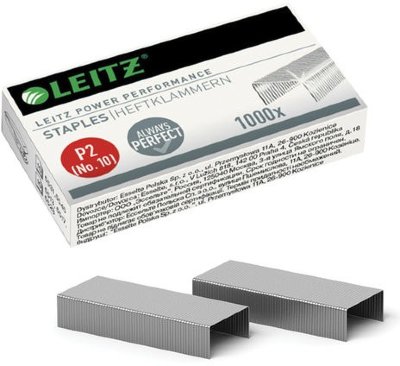 Скобы для степлера LEITZ "Power Performance P2" № 10, 1000 шт., в картонной коробке, до 10 листов