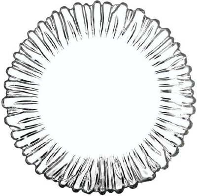 Набор тарелок, 6 шт., диаметр 205 мм, фигурное стекло, "Aurora", PASABAHCE