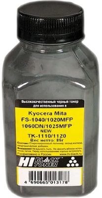 Тонер HI-BLACK для KYOCERA FS-1040/1020MFP/1060DN/1025MFP, фасовка 85 г