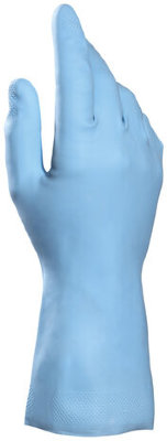 Перчатки латексные MAPA Vital Eco 117, хлопчатобумажное напыление, размер 10 (XL), синие