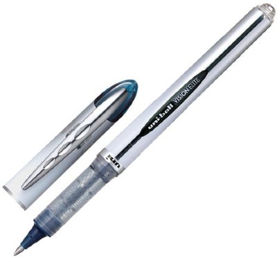 Ручка-роллер UNI-BALL "Vision Elite", СИНЯЯ, узел 0,8 мм, линия письма 0,6 мм