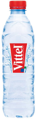 Вода негазированная минеральная VITTEL (Виттель), 0,5 л, пластиковая бутылка, Франция, WVTL00-050P24