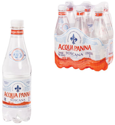 Вода негазированная минеральная ACQUA PANNA (Аква Панна), 0,5 л, пластиковая бутылка, Италия