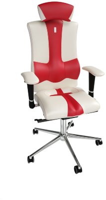 Кресло эргономичное Kulik ELEGANCE (1003) white/red