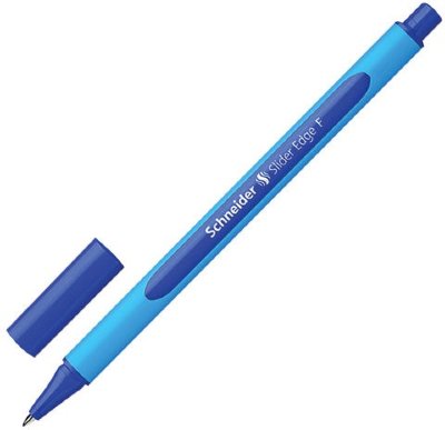 Ручка шариковая SCHNEIDER "Slider Edge F", СИНЯЯ, трехгранная, узел 0,8 мм, линия письма 0,4 мм